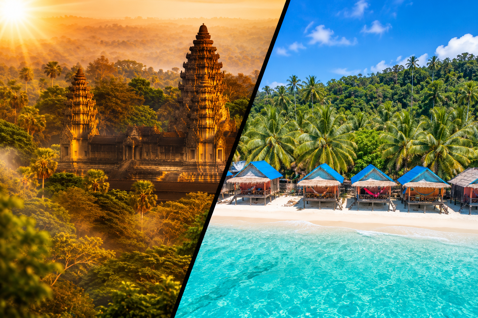 Trésors Khmers et plages tropicale 3*- Départ garanti dès 2 personnes