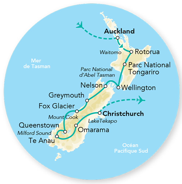 Nouvelle Zélande - Circuit Splendeurs de Nouvelle-Zélande
