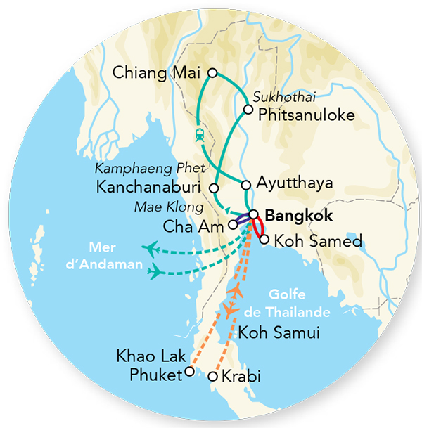 Thaïlande - Circuit Immersion en Thaïlande et extension Cha Am