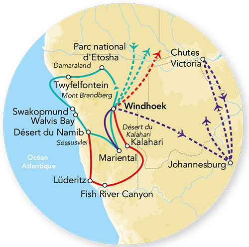 Namibie - Circuit Splendeurs de Namibie avec extension Fish River Canyon