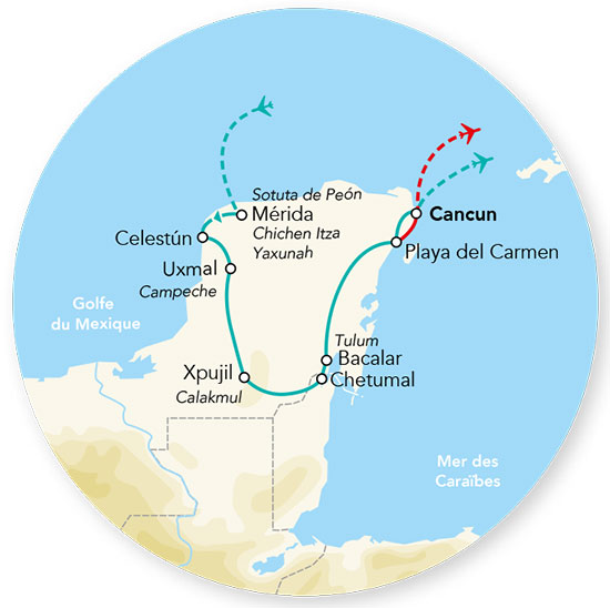 Mexique - Circuit Immersion en Terre Maya et Extension Playa del Carmen