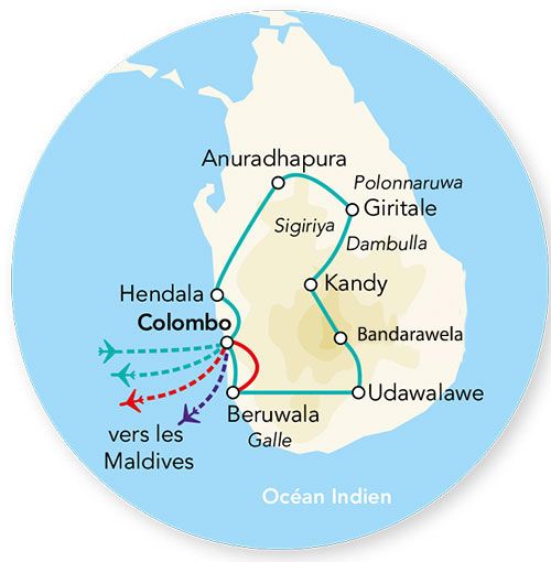 Merveilles Du Sri Lanka & Extension Fihalhohi Island 4* Maldives - 16j/13n - 2022 - Photo