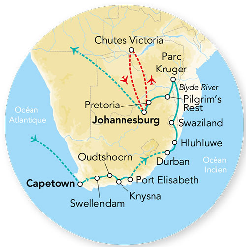 Afrique du Sud - Swaziland - Eswatini - Circuit Merveilles de l'Afrique du Sud