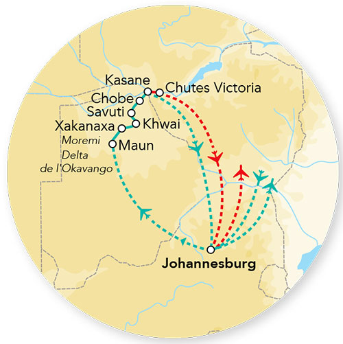 Botswana - Circuit Immersion au Botswana avec extension Chutes Victoria
