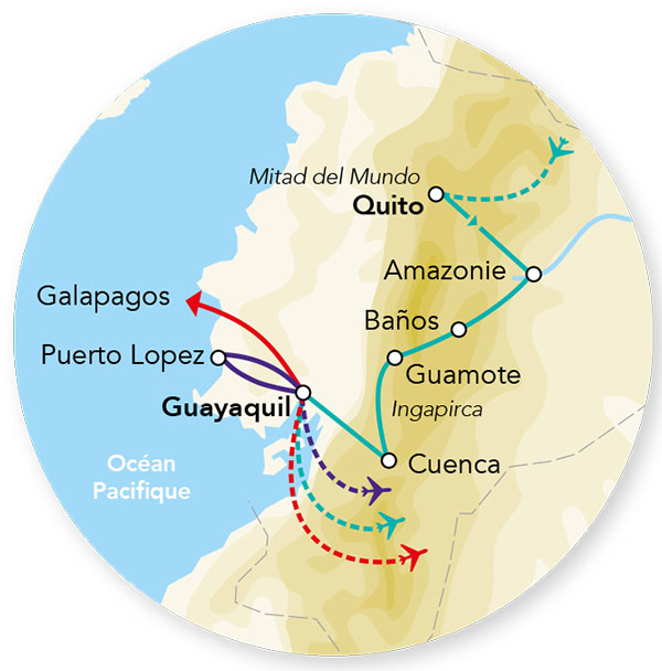 Equateur - Iles Galapagos - Circuit Splendeurs de l'Equateur & Extension Galapagos