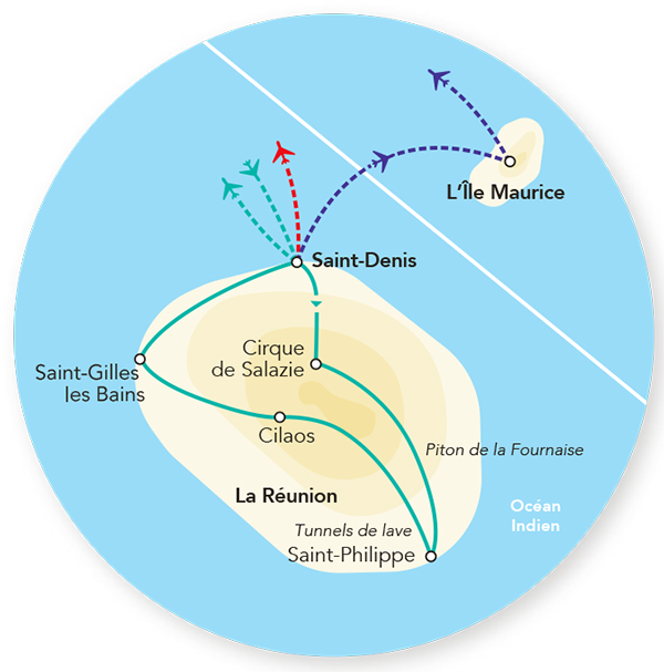 Maurice - Ile Maurice - Réunion - Circuit Immersion sur l'Ile de la Réunion & Extension L'Ile Maurice