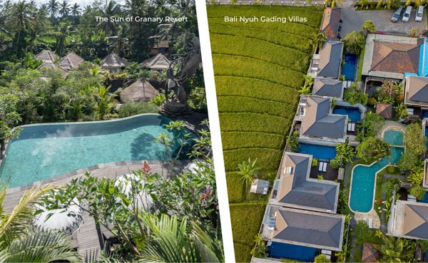 Duo Ubud en Hôtel 4* (The Sun of Granary Resort and Villas) & Seminyak en Villa avec piscine privée (Bali Nyuh Gading) - Offre spéciale