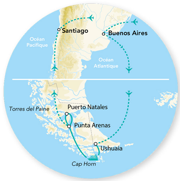 Argentine - Chili - Circuit Merveilles de l'Argentine / Chili & Croisière Cap Horn