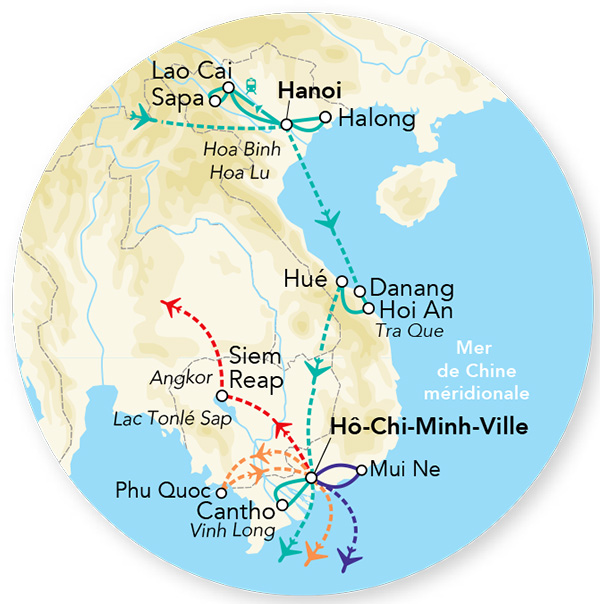 Vietnam - Circuit Merveilles du Vietnam et extension balnéaire Phu Quoc 3*