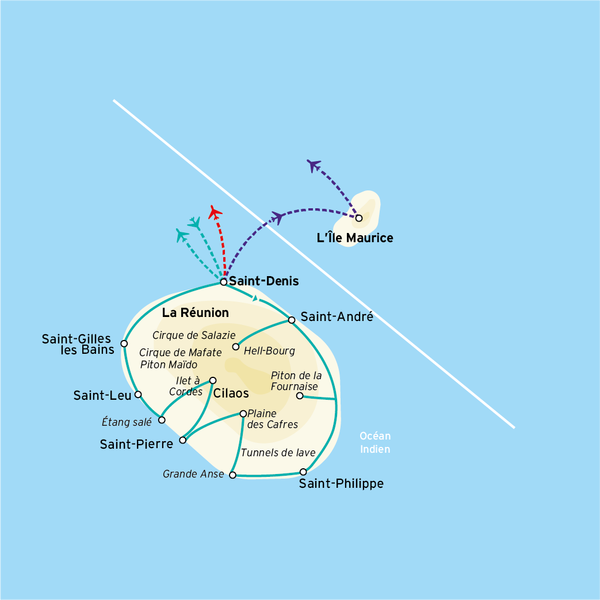 Maurice - Ile Maurice - Réunion - Circuit Immersion sur l'Ile de la Réunion avec extension à l'Ile Maurice