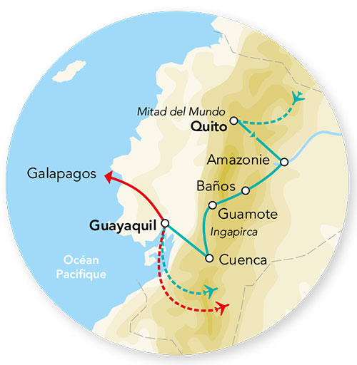 Equateur - Iles Galapagos - Circuit Splendeurs de l'Equateur et extension Galapagos Terrestre