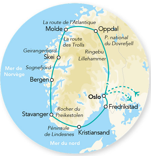 auchan voyage circuit norvege